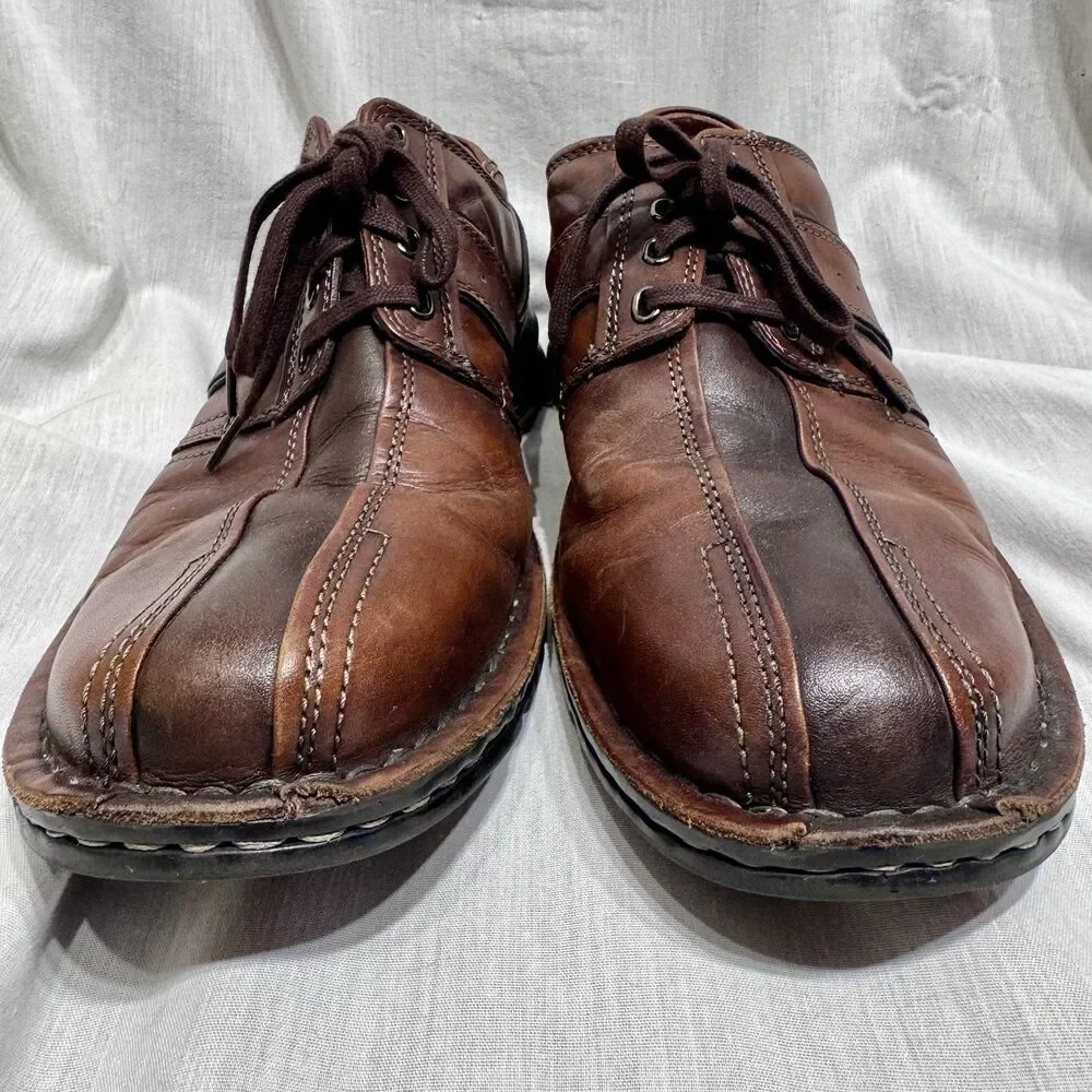 EUC Clarks Brown Touareg Bicycle Toe Lace Up SN 70892 Shoe Men's Size US 11M - Picture 9 of 13
